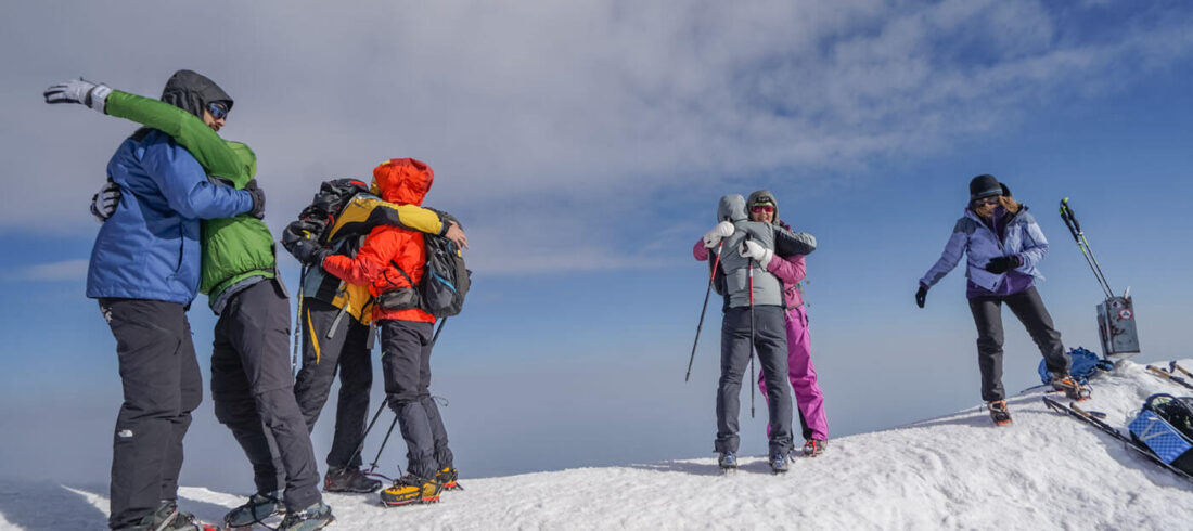 climbing mount ararat celebration on top- Summit Serenity Mount Ararat